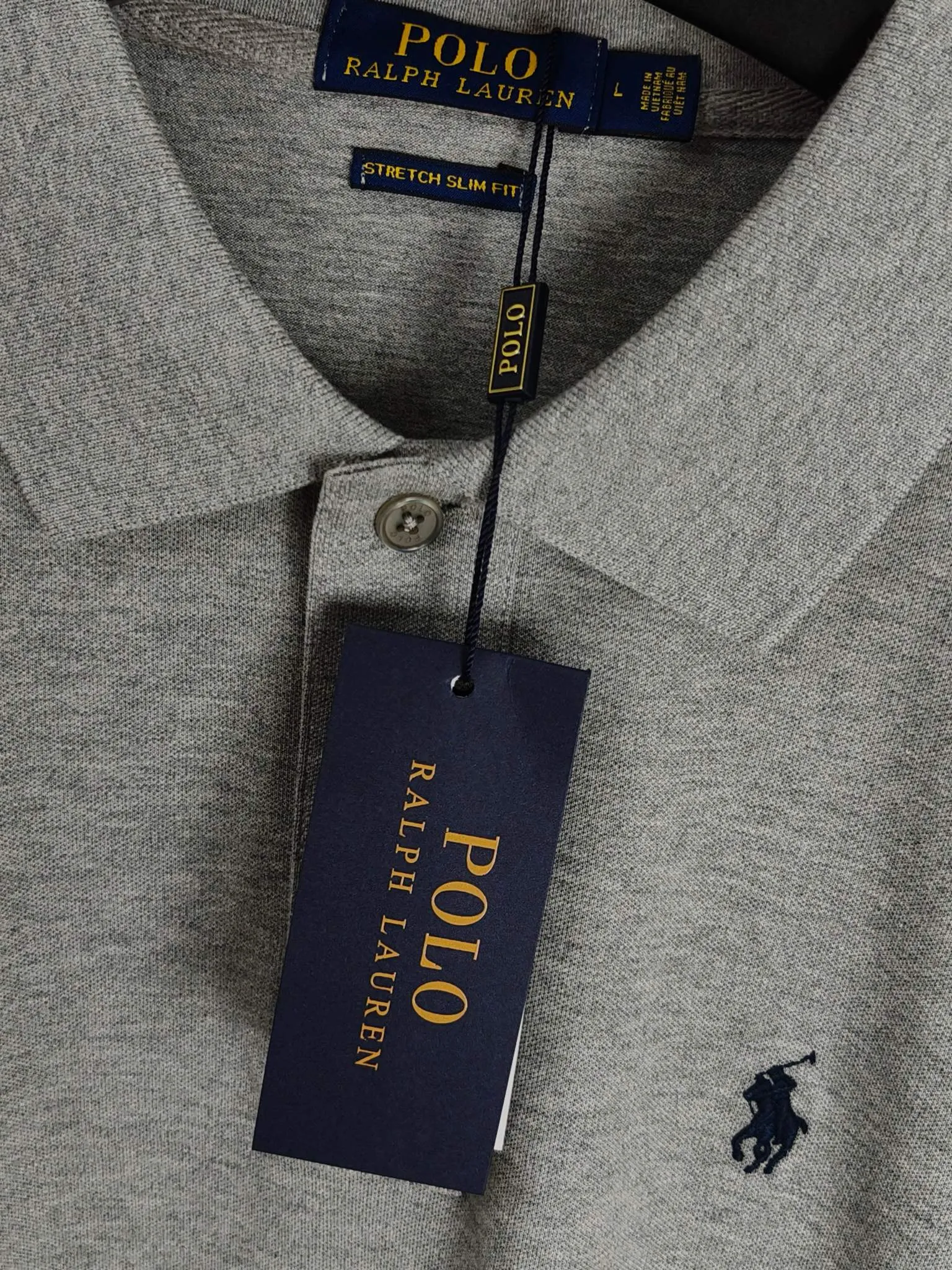 P200 Real shot quality High version Ralph Lauren pony embroidered polo shirt lapel long sleeves High-end quality Complete with three labels, comfortable and breathable, classic and simple, exquisite and fashionable, details show high-end quality Color: black, white, gray, navy blue Size: M-XXL